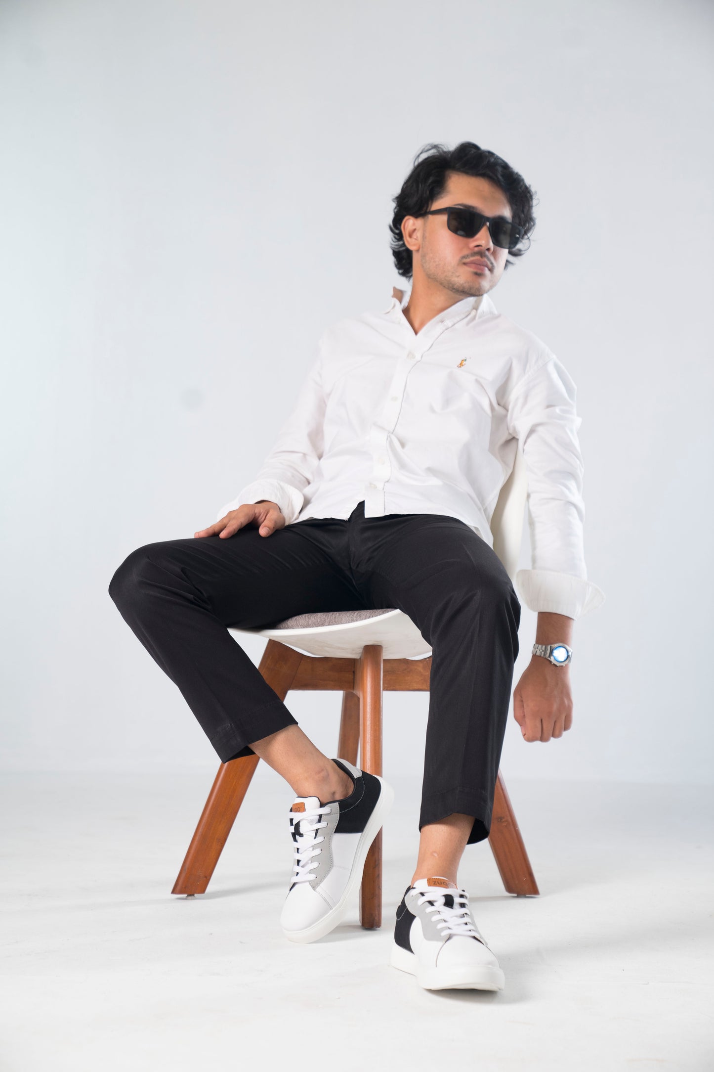 Zuqo Mens Sneaker Pulse : Black