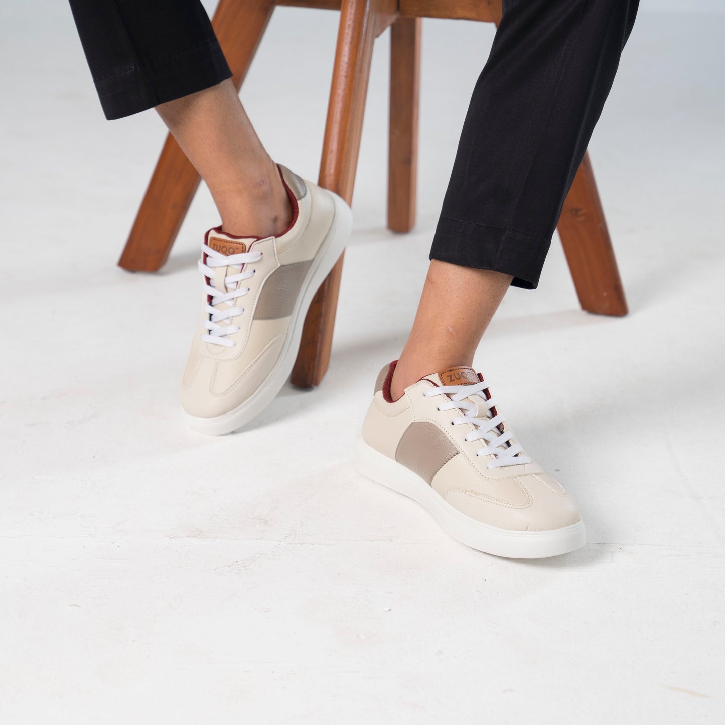 Zuqo Men's Sneaker : Prime Peach