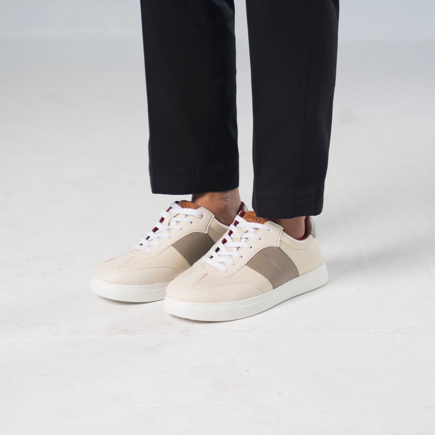 Zuqo Men's Sneaker : Prime Peach