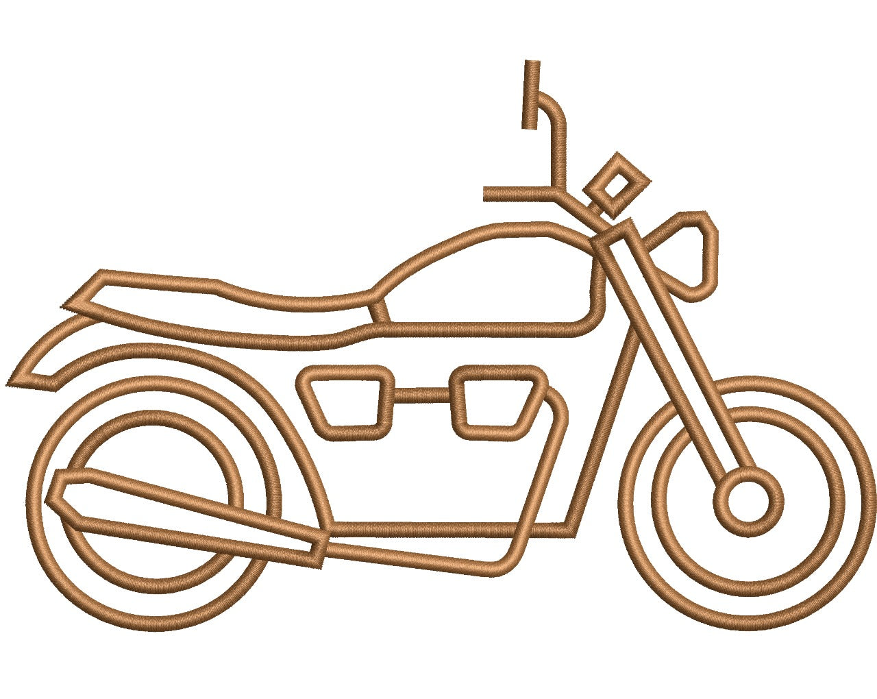 Embroidery  Drop Shoulder  T Shirt - Rider Dream