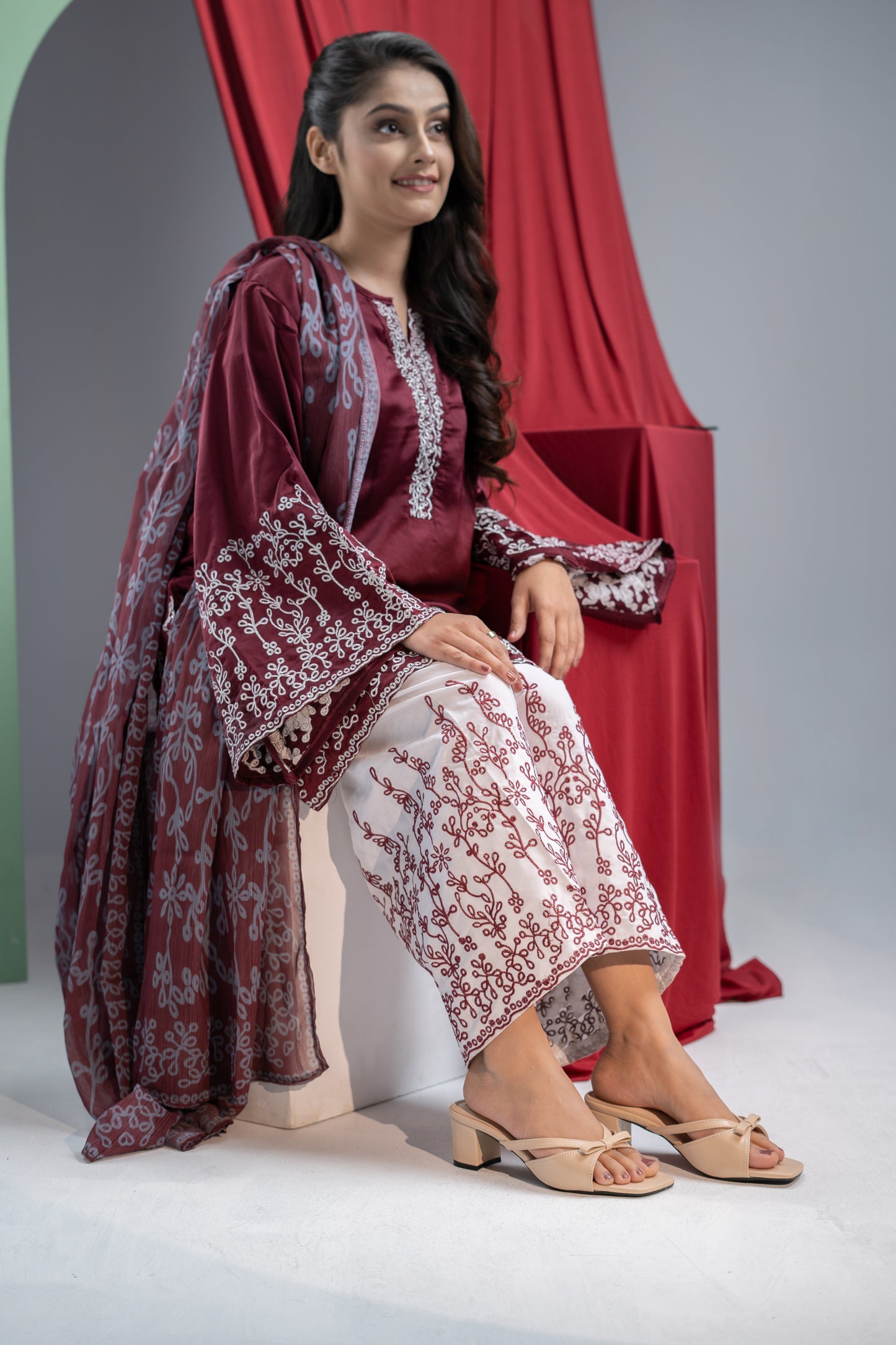 Zazla Women’s Heels - Blush Ribbon