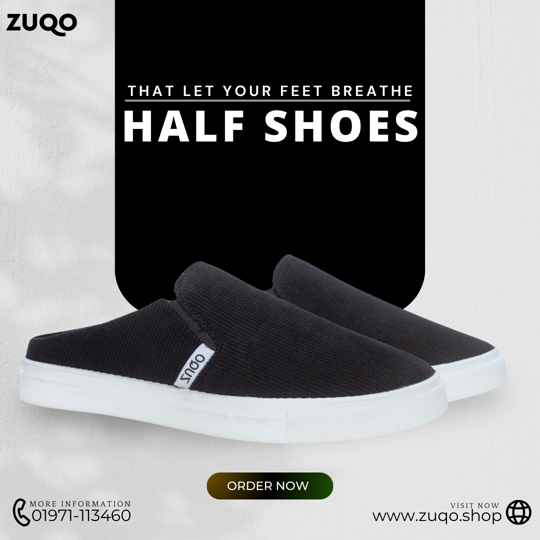 Half Shoe- Black