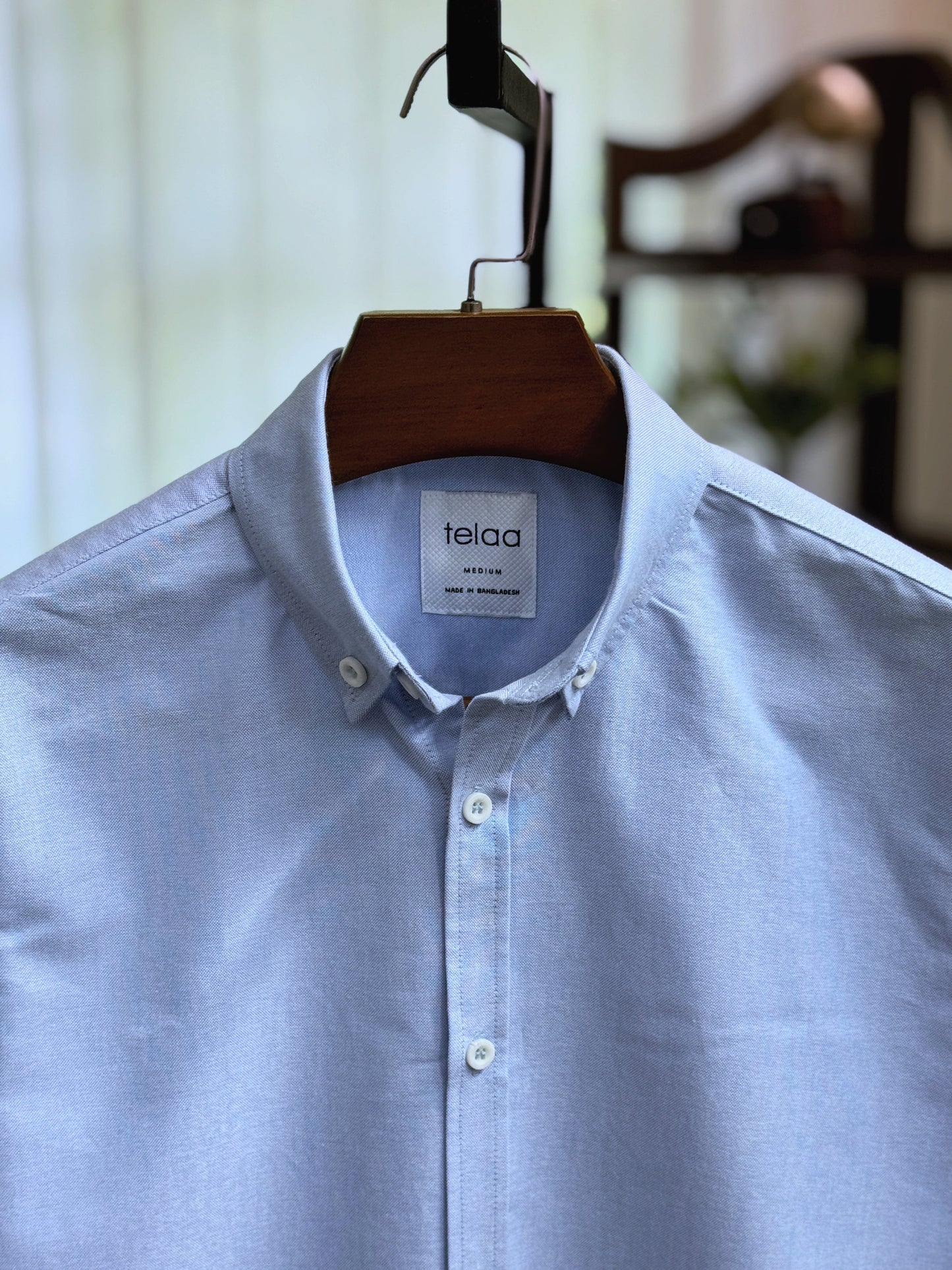Full Sleeve Oxford Shirt | Skyblue
