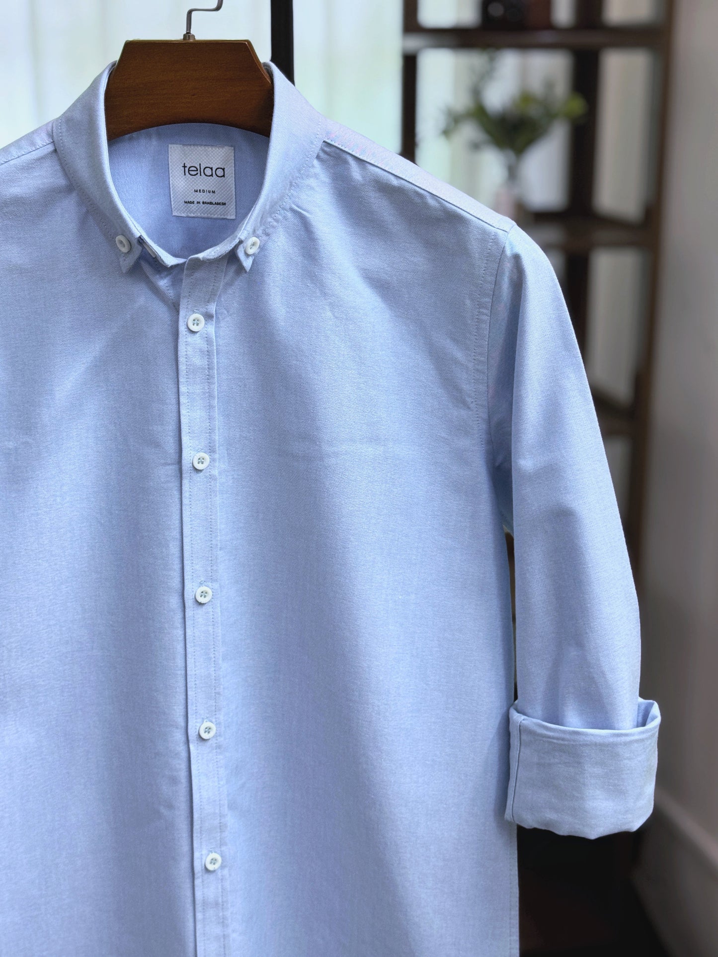 Full Sleeve Oxford Shirt | Skyblue