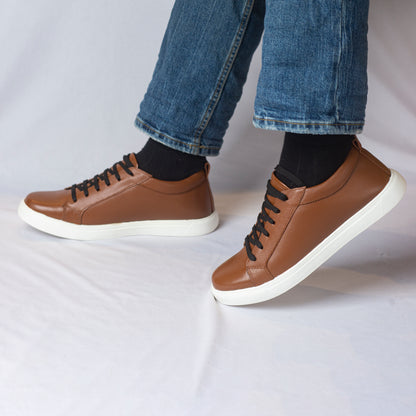 Zuqo Premium Sneaker - Brown Lace