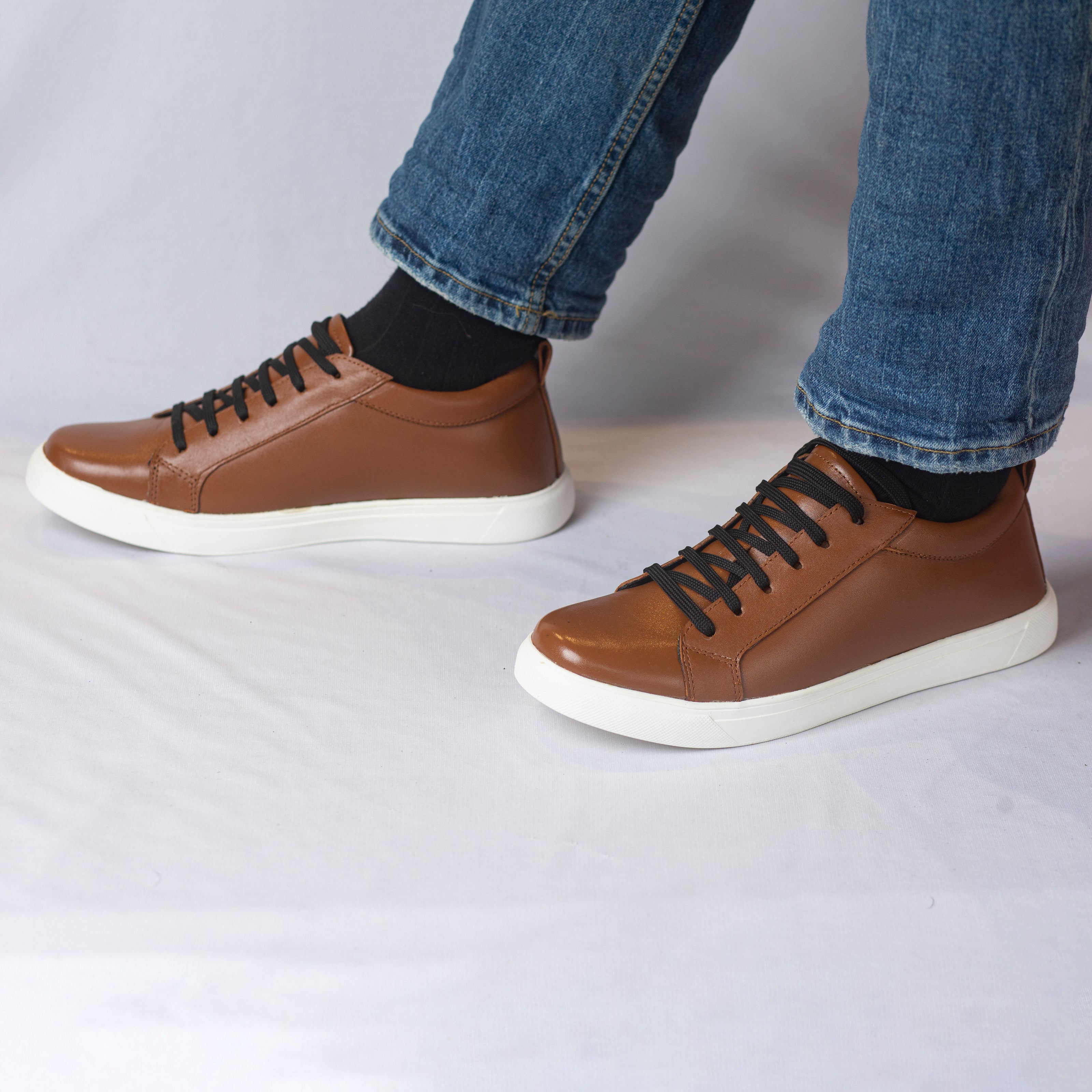 Zuqo Premium Sneaker - Brown Lace