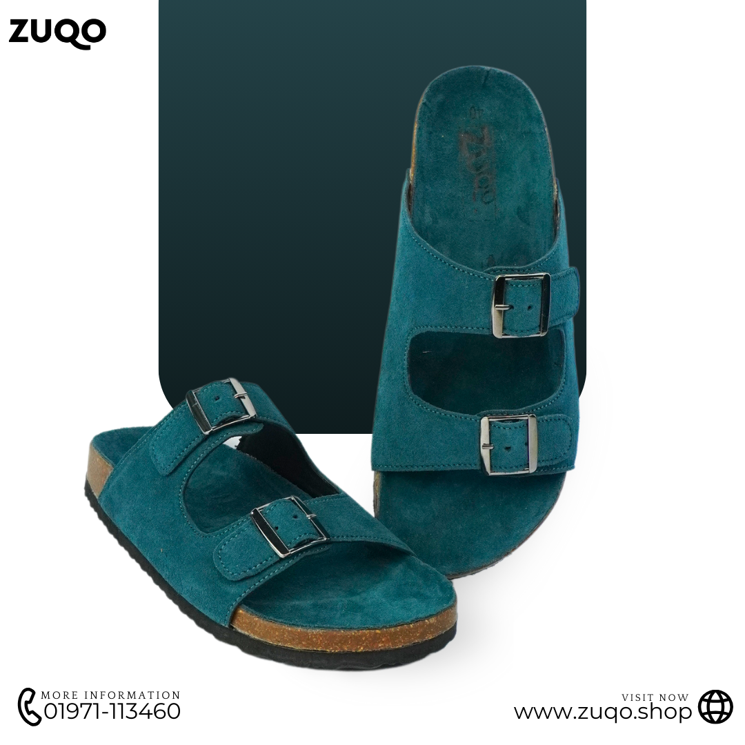 Zuqo Premium Sandal - Turkish Blue