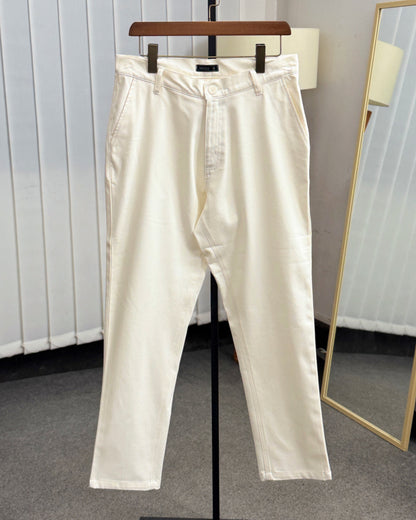 Straight Cut Chinos| Offwhite