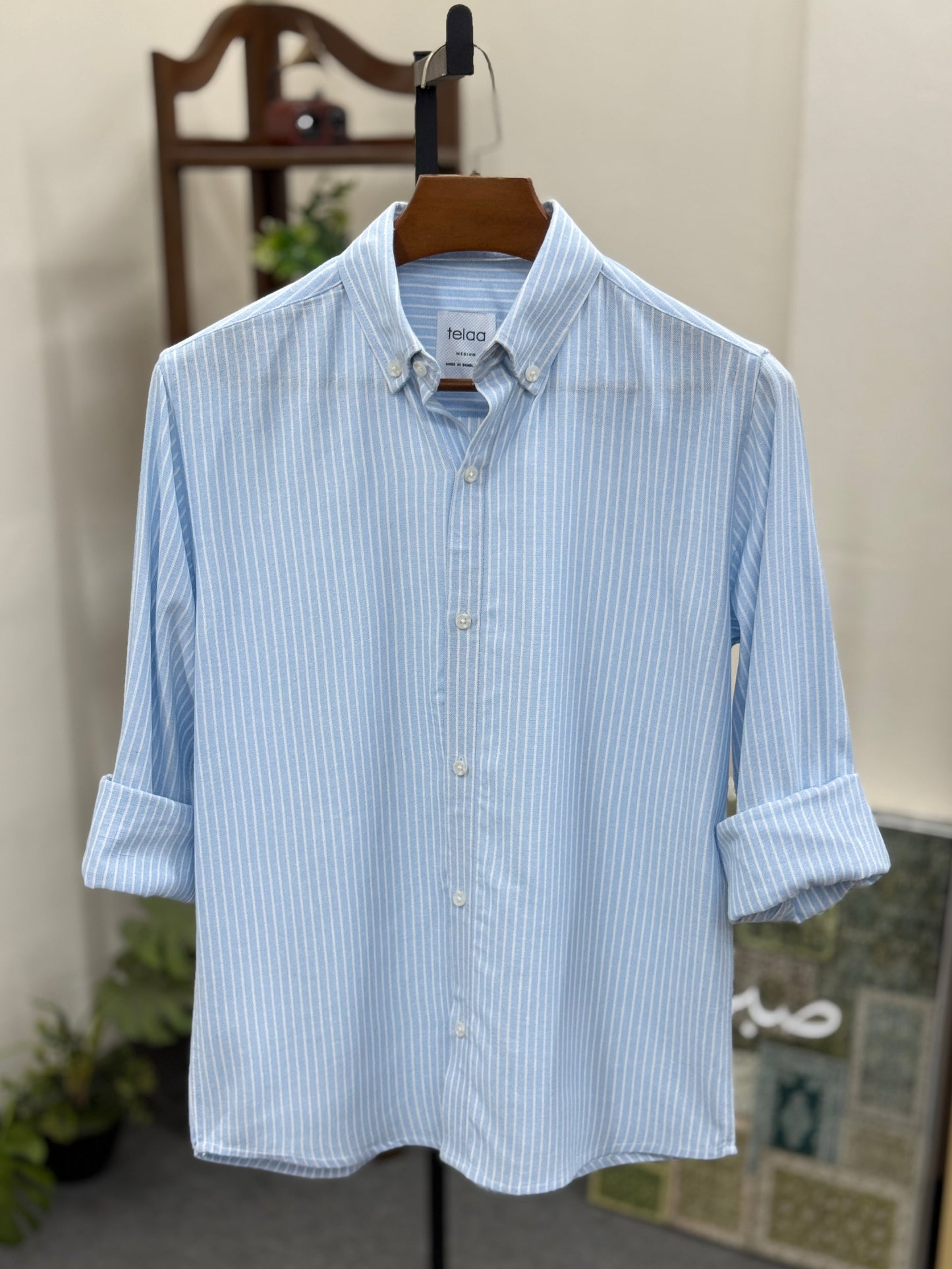 Full Sleeve Shirt | Sky Stripe