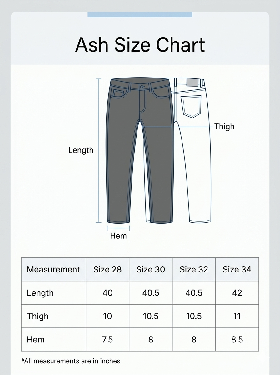 Denim Pant | Ash