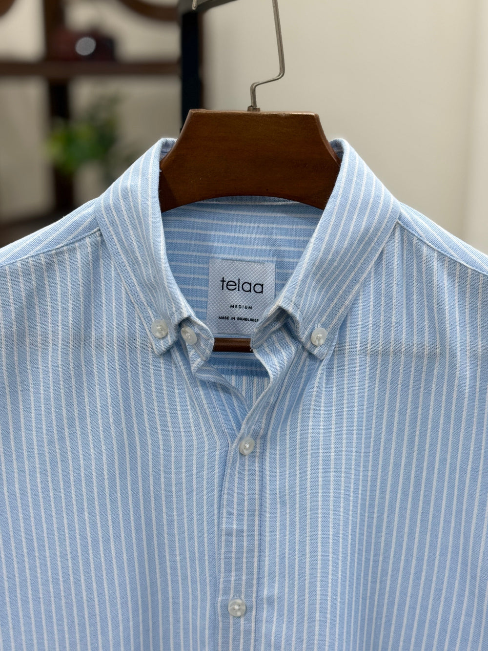 Full Sleeve Shirt | Sky Stripe