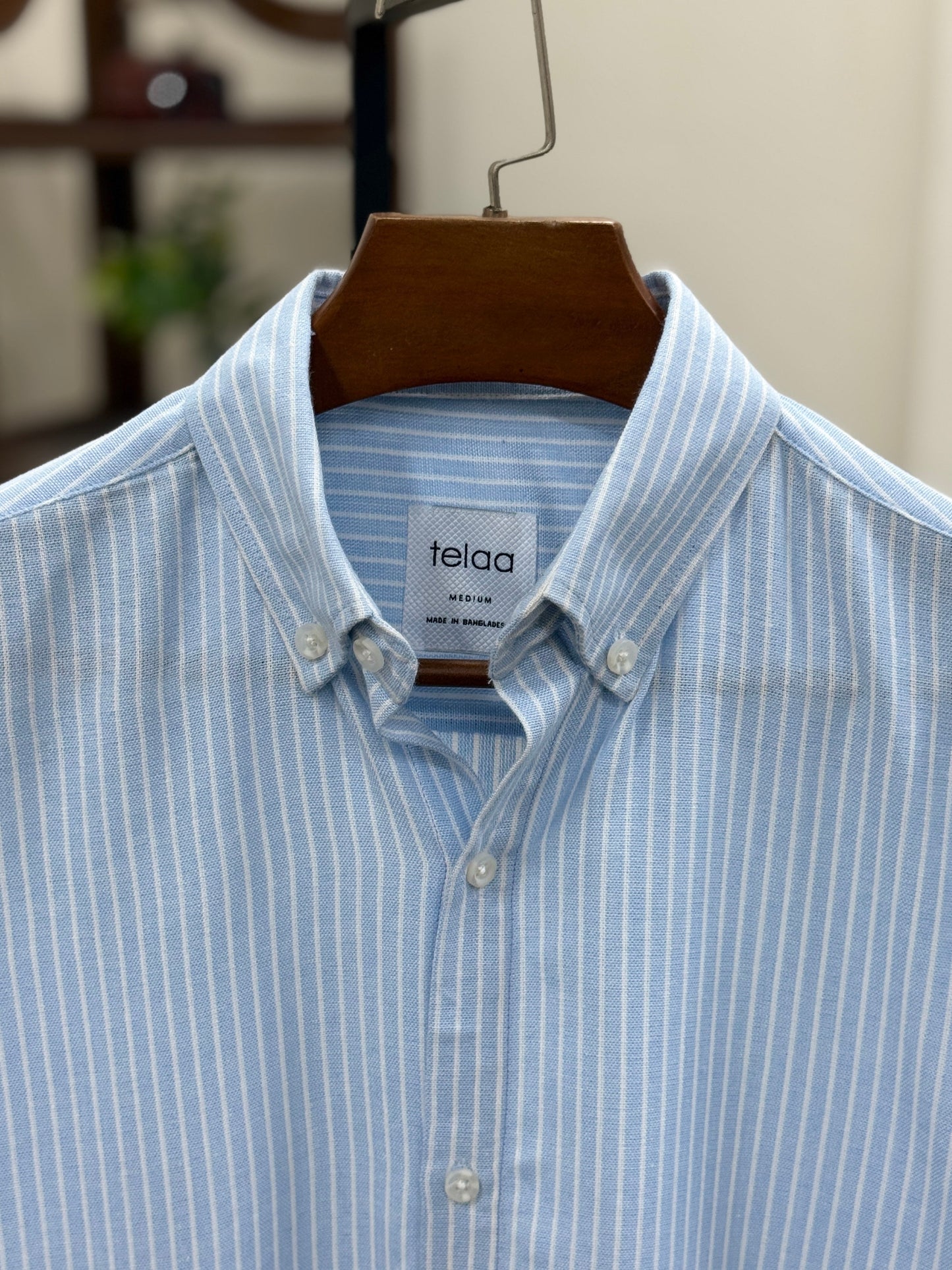 Full Sleeve Shirt | Sky Stripe