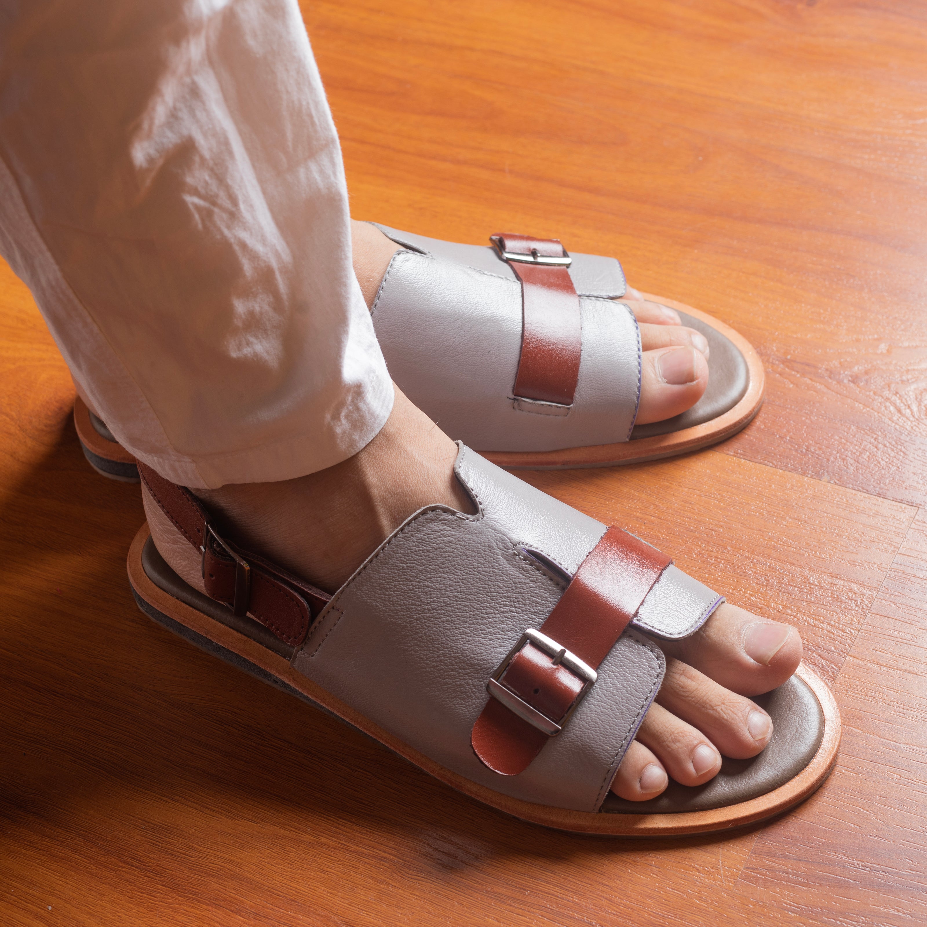 Strider- Leather Sandal (Belt )