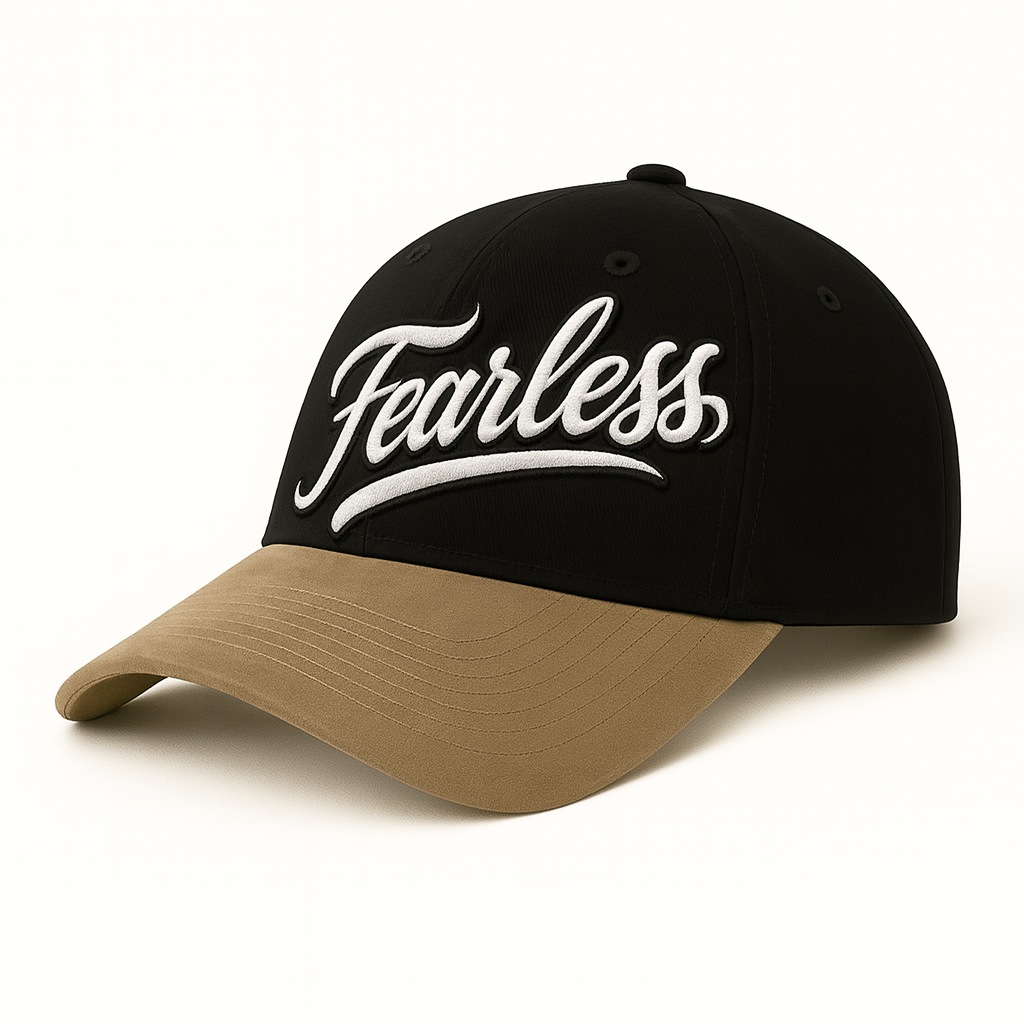 BASEBALL CAP BROWN  BLACK - FEARLESS