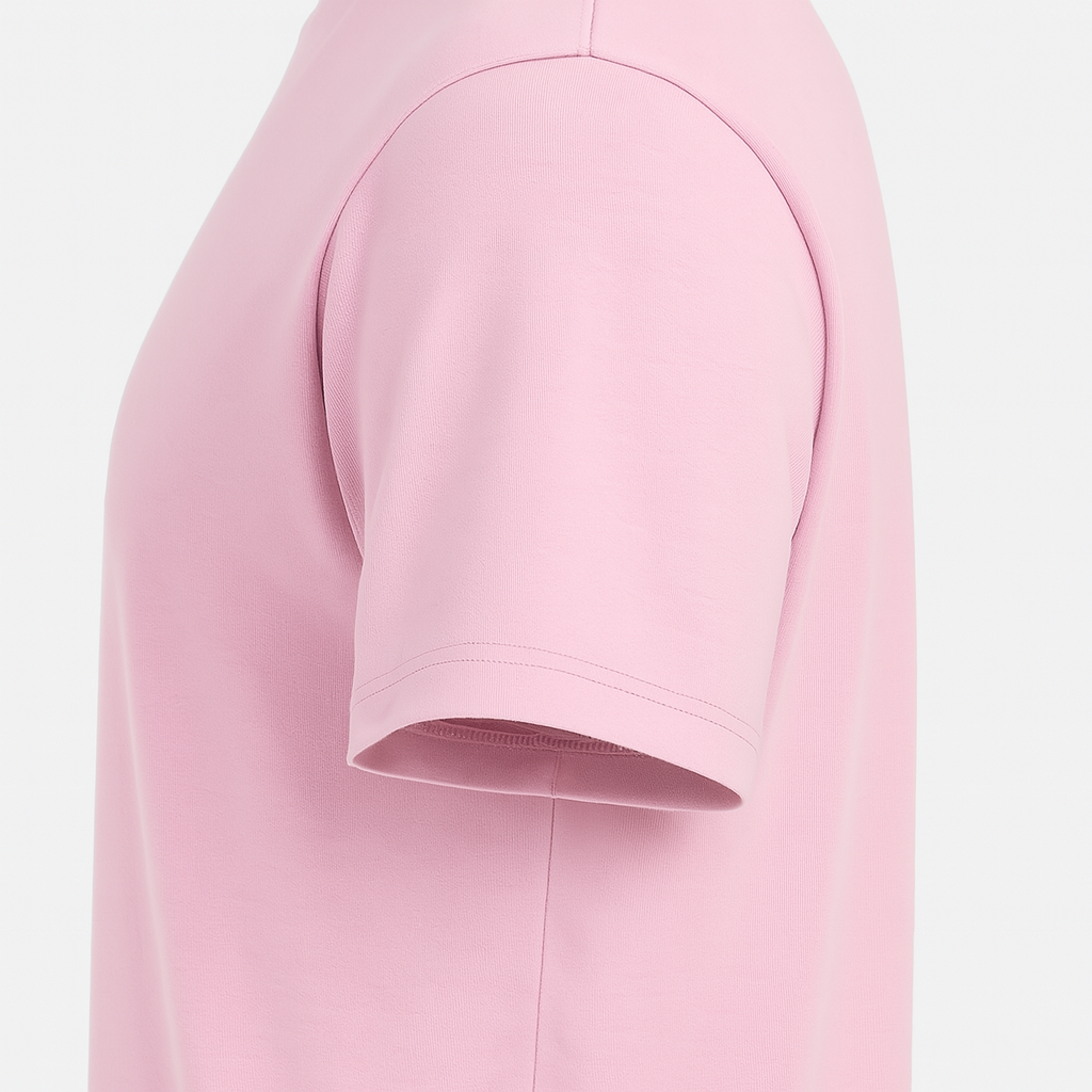 CUSTOM MEN'S T SHIRT : BABY PINK