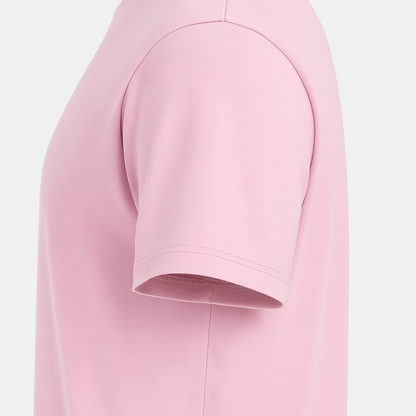 CUSTOM MEN'S T SHIRT : BABY PINK