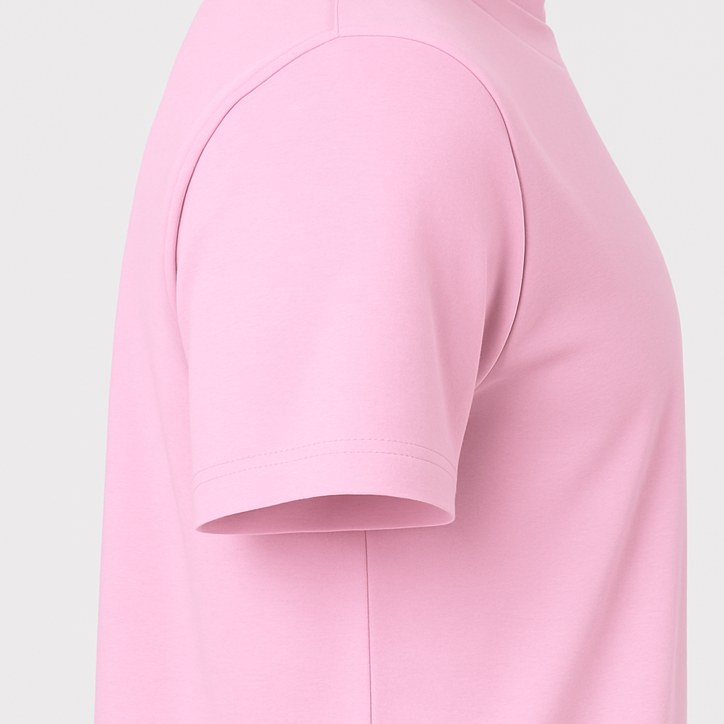 CUSTOM MEN'S T SHIRT : BABY PINK