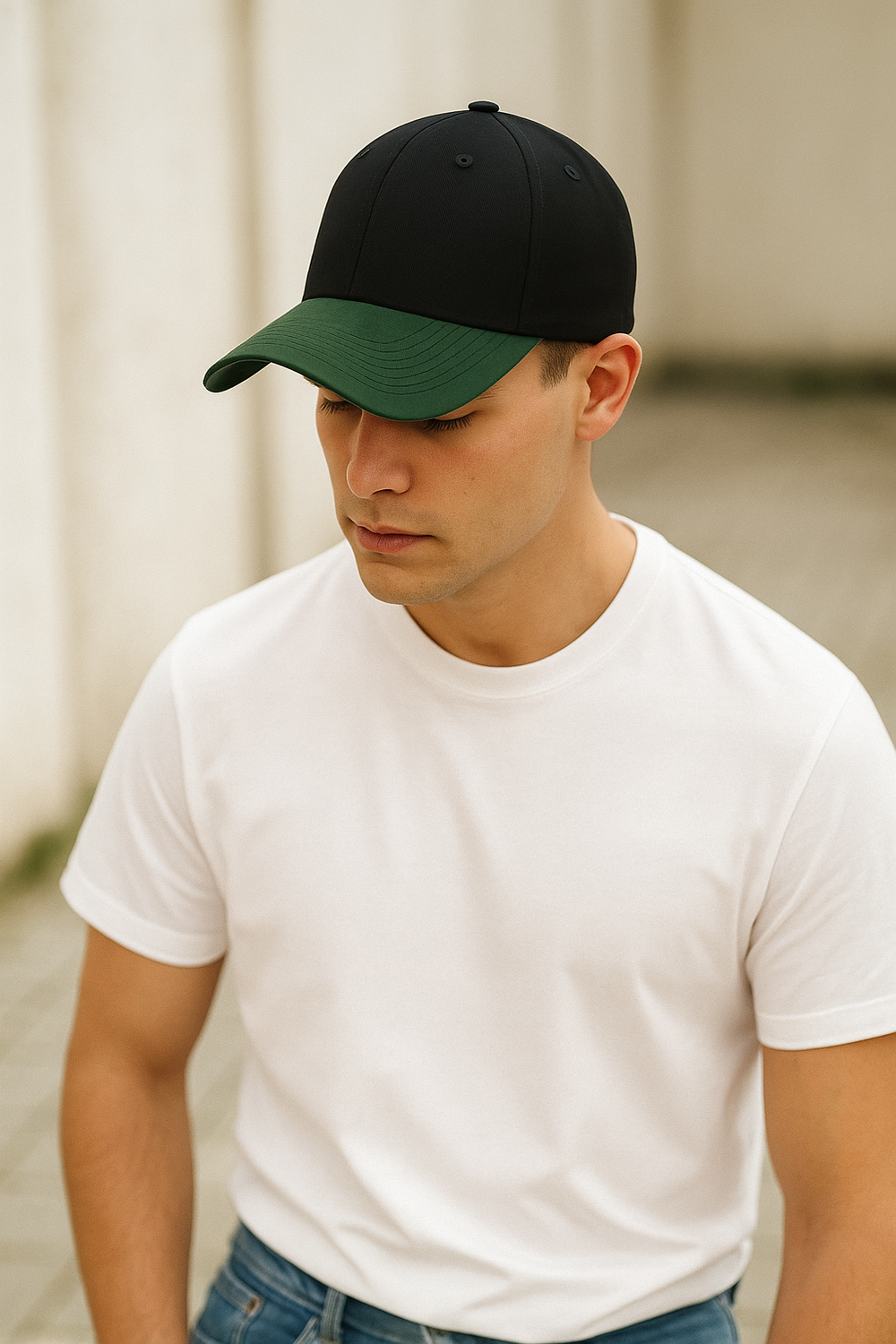 BASEBALL CAP - GREEN BLACK product image 2