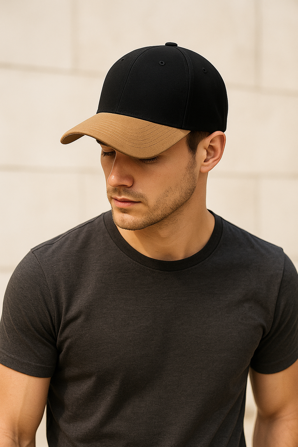BASEBALL CAP - BLACK BROWN product image 1