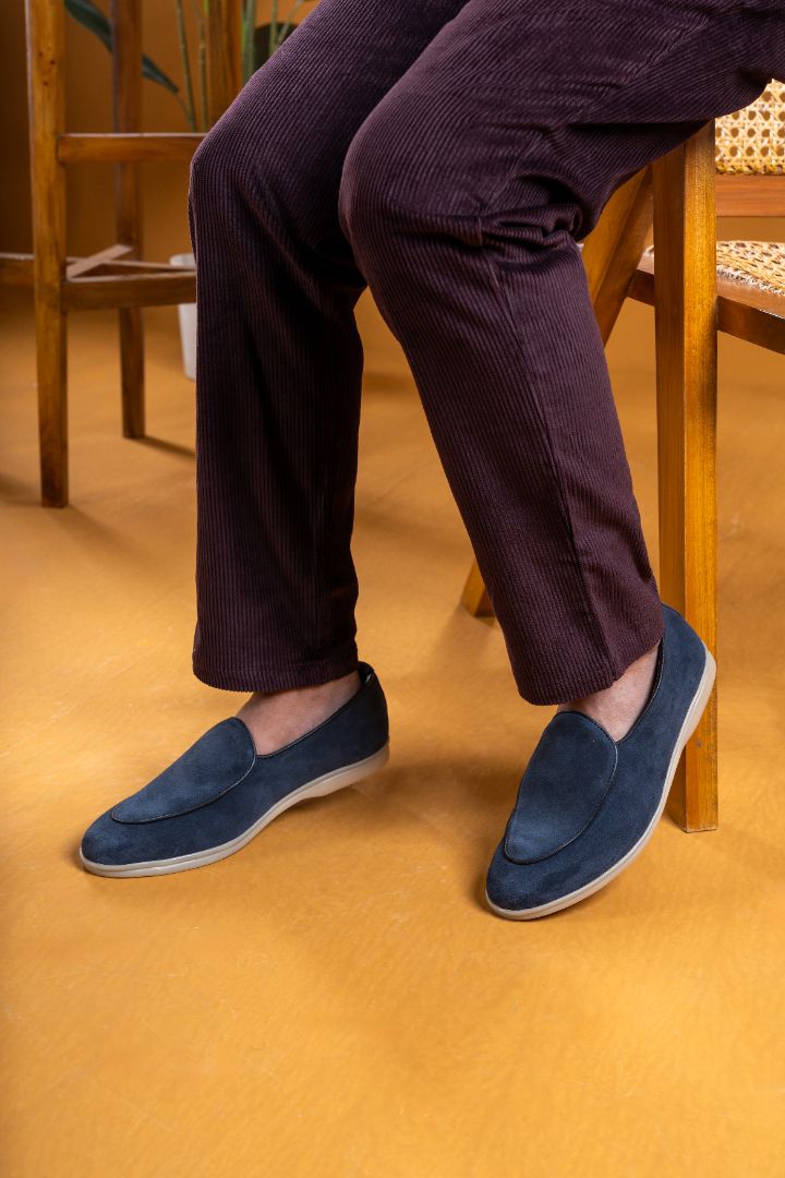 Verona  Belgian Loafer   - Midnight Blue