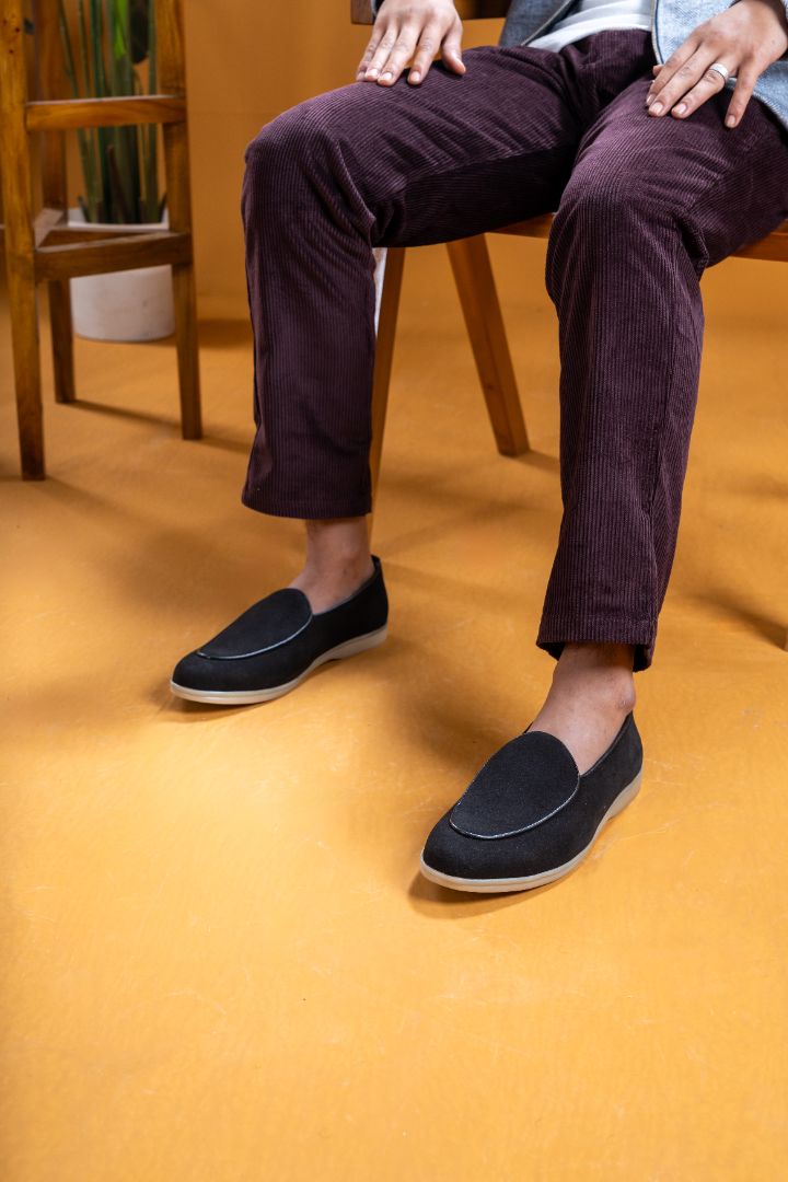 Verona Belgian Loafer   - Shadow Black