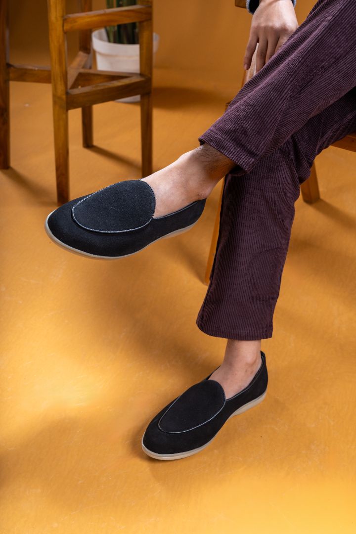Verona Belgian Loafer   - Shadow Black