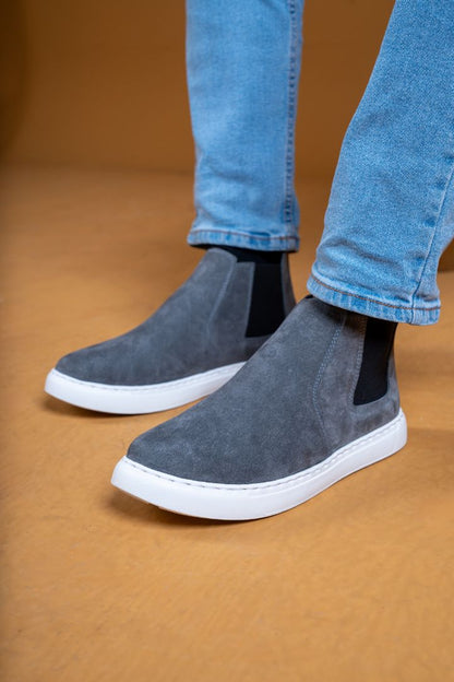 Zuqo Mens Chelsea Boot   - Hustle Ash