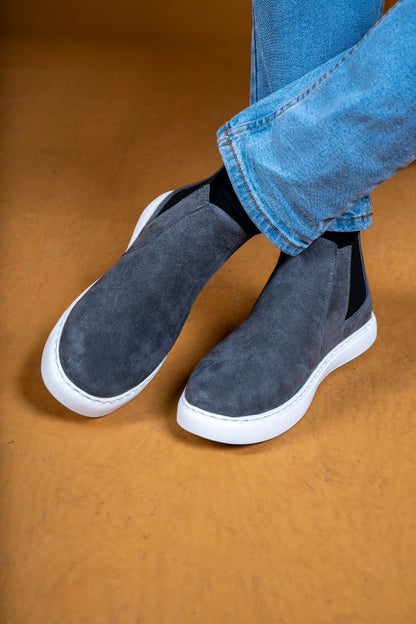 Zuqo Mens Chelsea Boot   - Hustle Ash