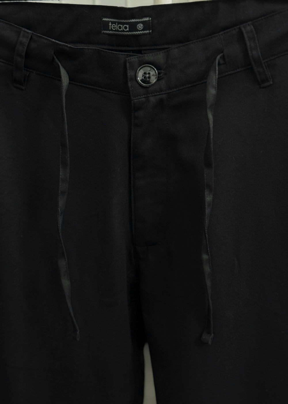 Soft Structure Pants | Noir