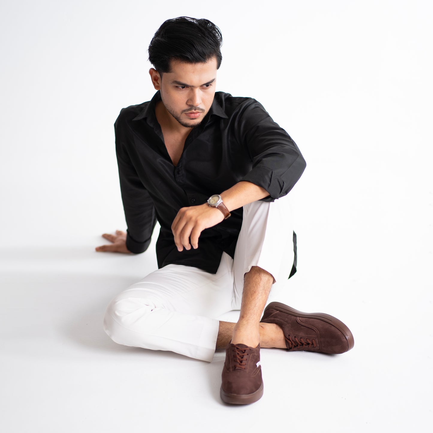 Zuqo Men's Sneaker  - Suede Coffee