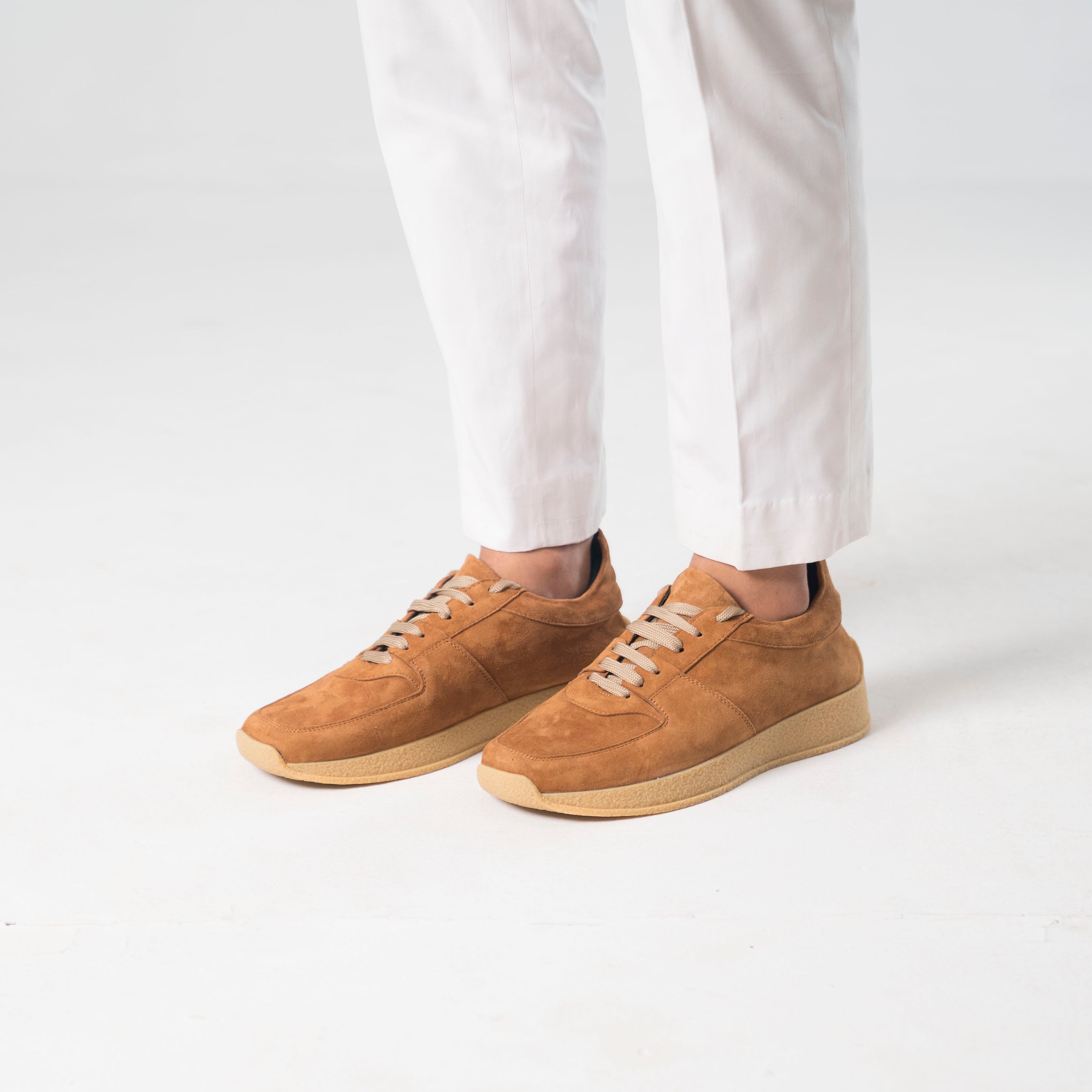 Verona Men's Sneaker :  Walnut