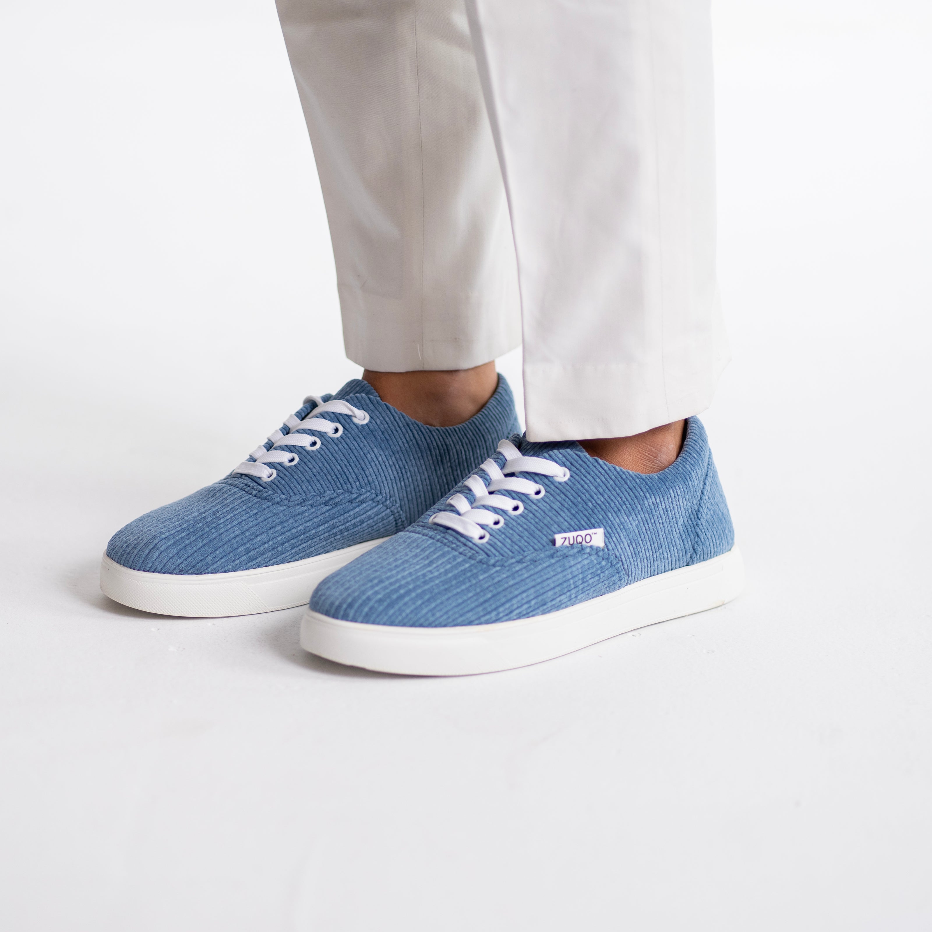 Zuqo Men's Sneaker  - Sky Blue