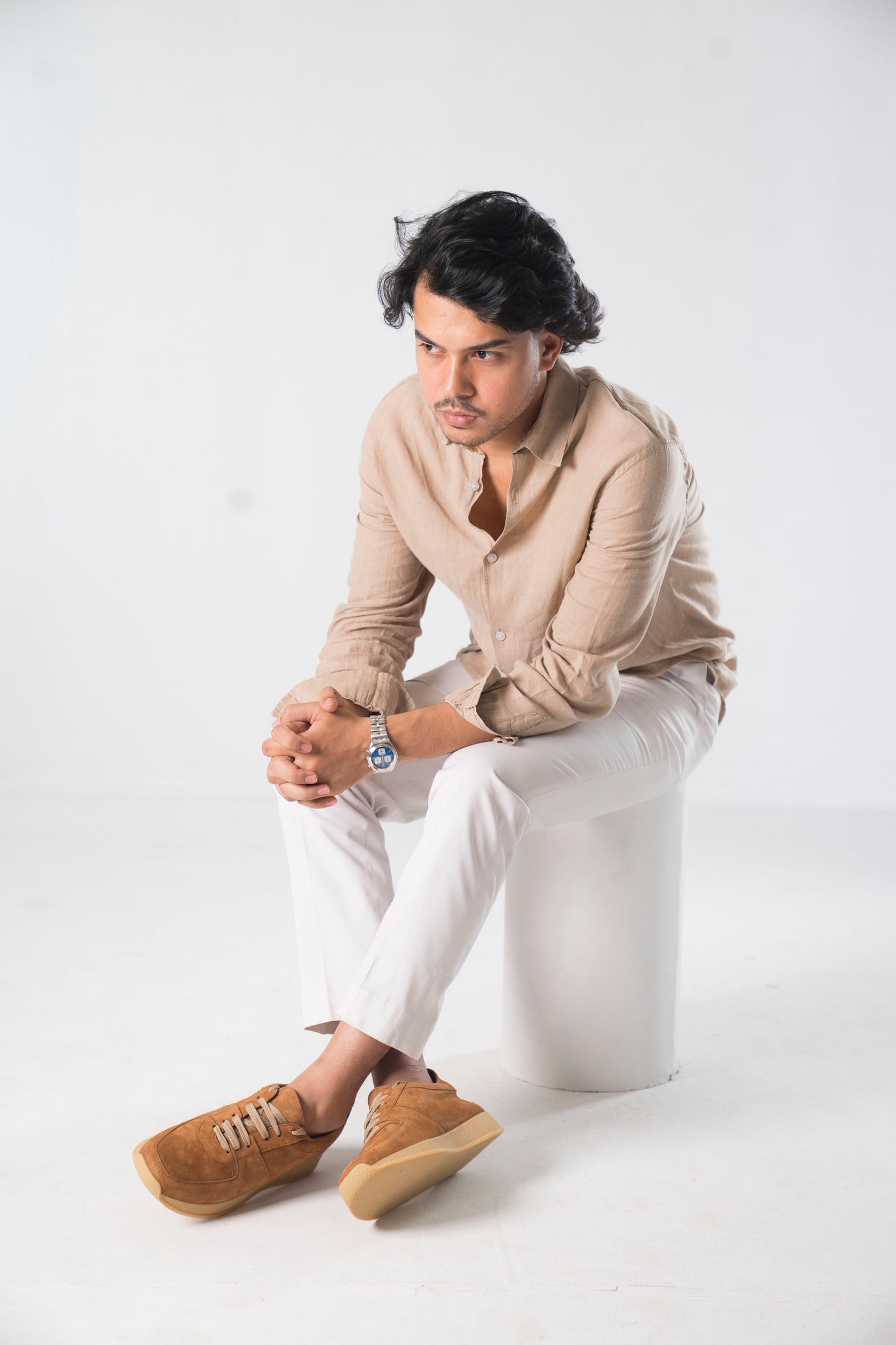 Verona Men's Sneaker :  Walnut