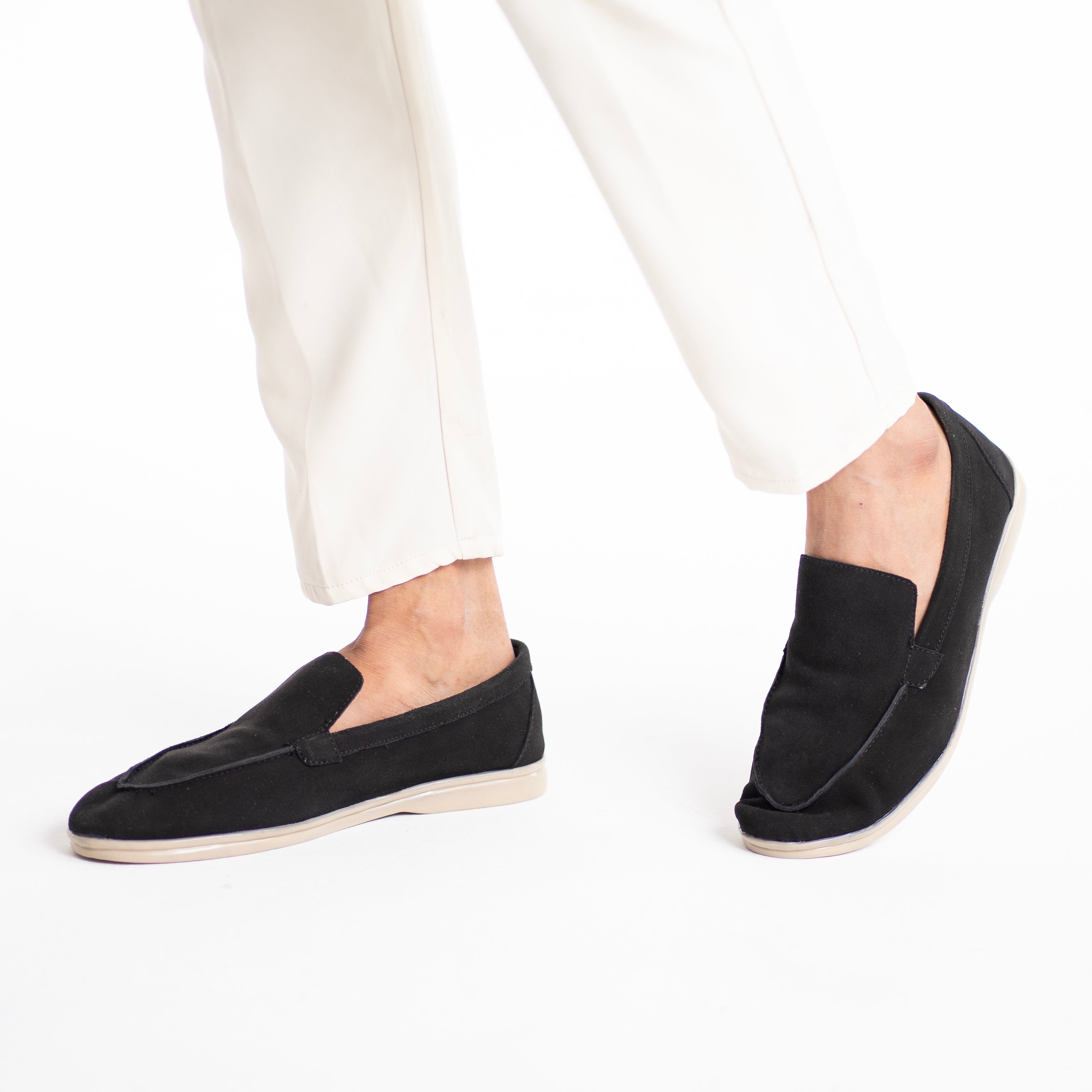 Zuqo Old Money Loafer   - Suede Black