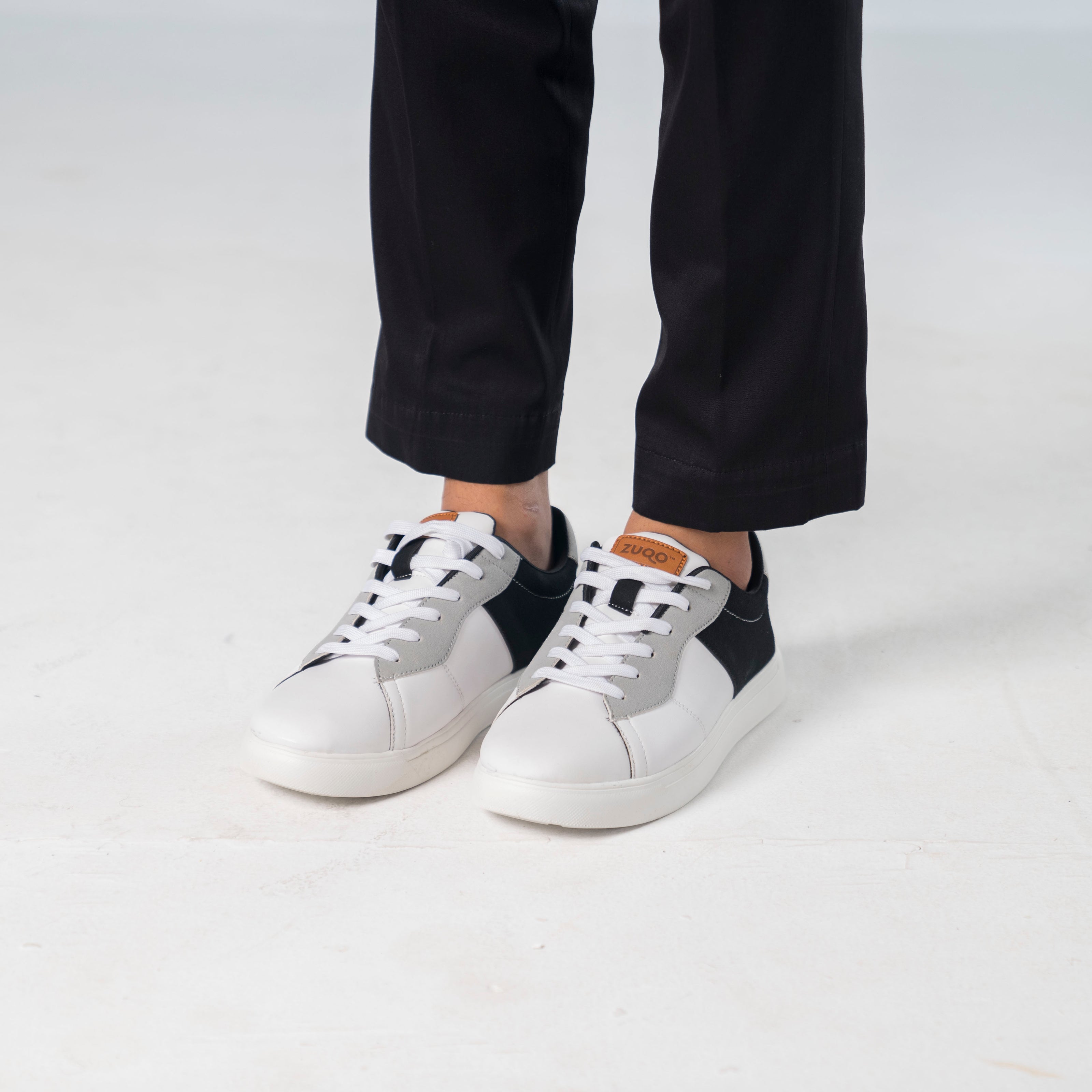 Zuqo Mens Sneaker Pulse : Black
