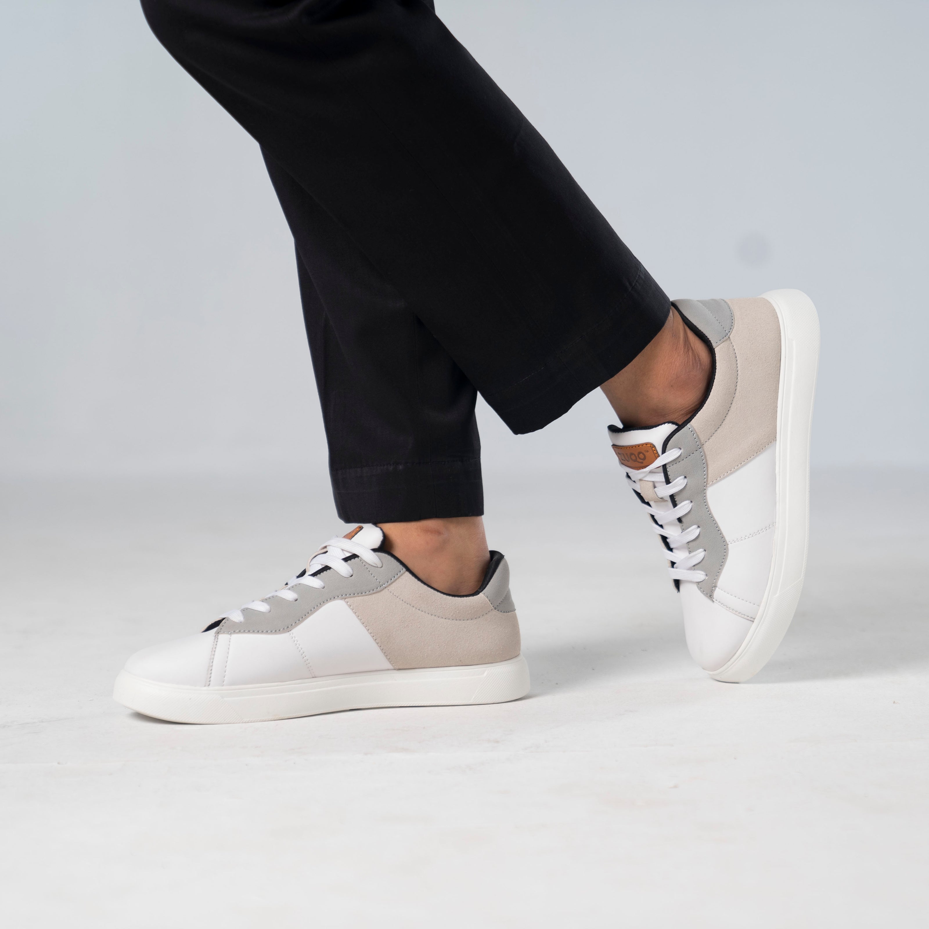 Zuqo Mens Sneaker Pulse : Ash