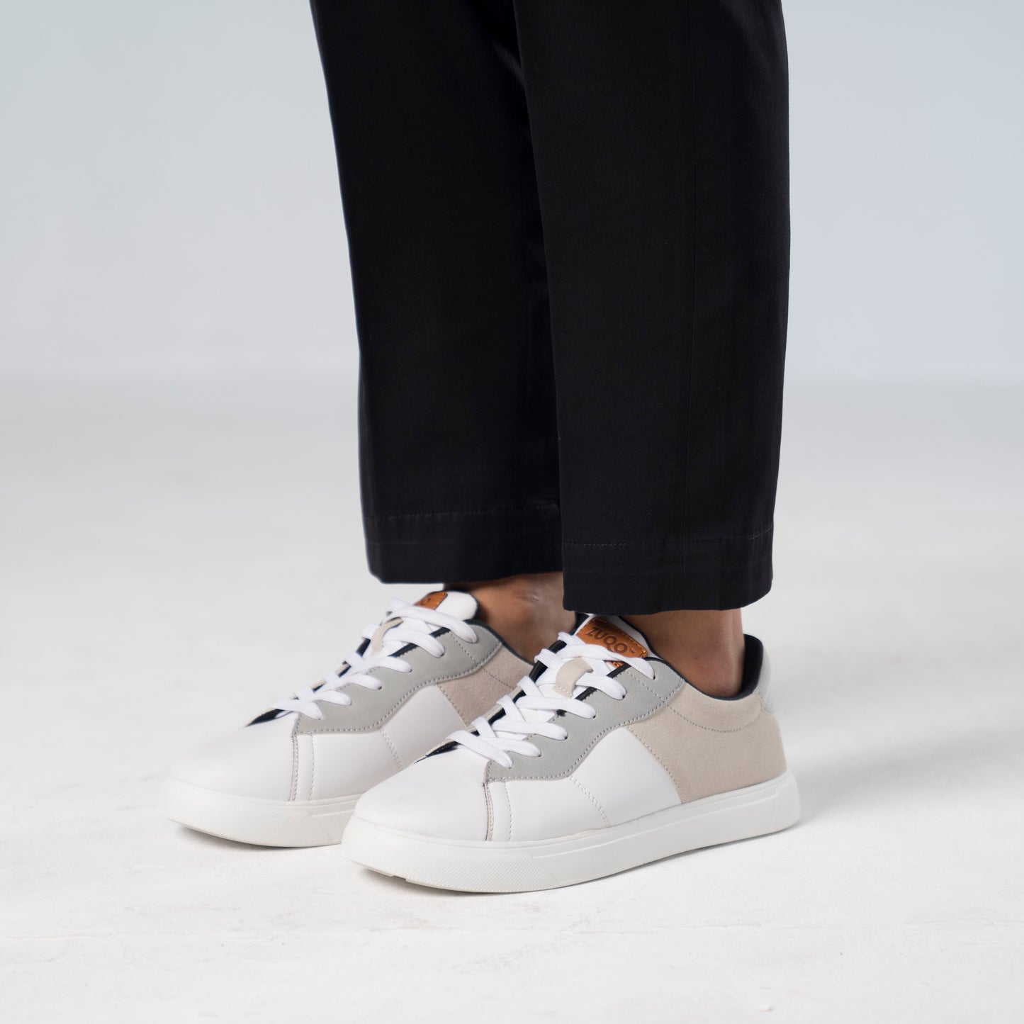Zuqo Mens Sneaker Pulse : Ash