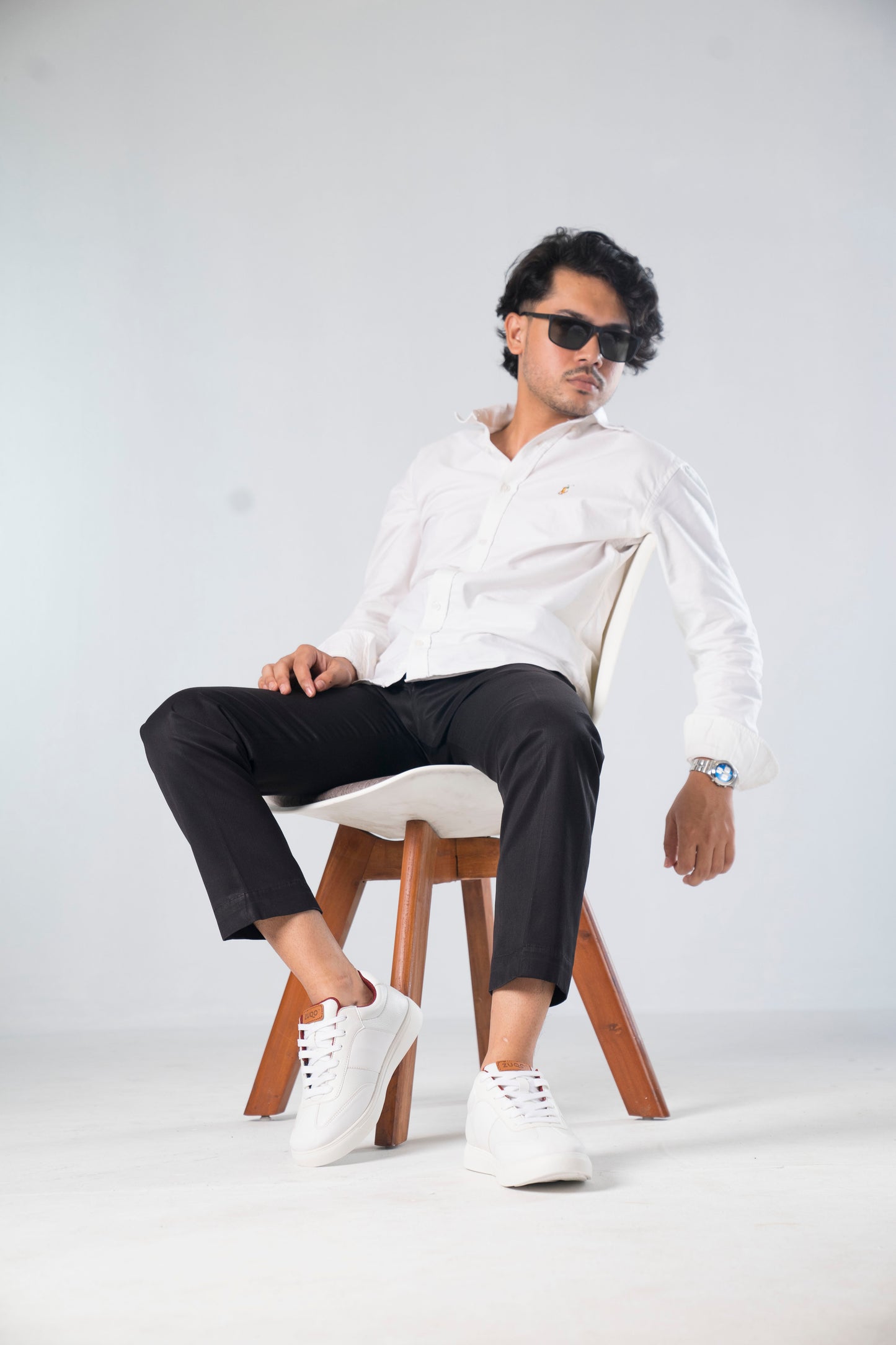 Zuqo Men's Sneaker :  Prime White