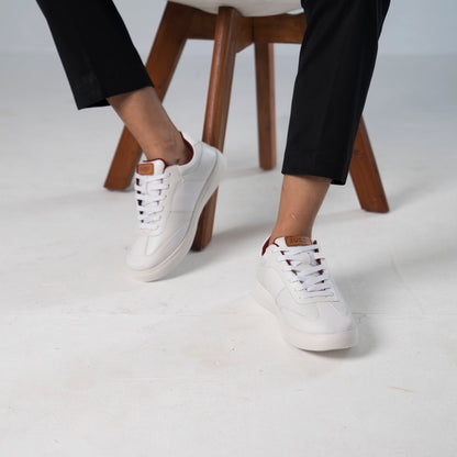 Zuqo Men's Sneaker :  Prime White