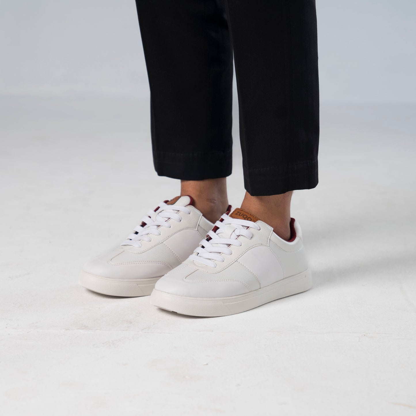 Zuqo Men's Sneaker :  Prime White