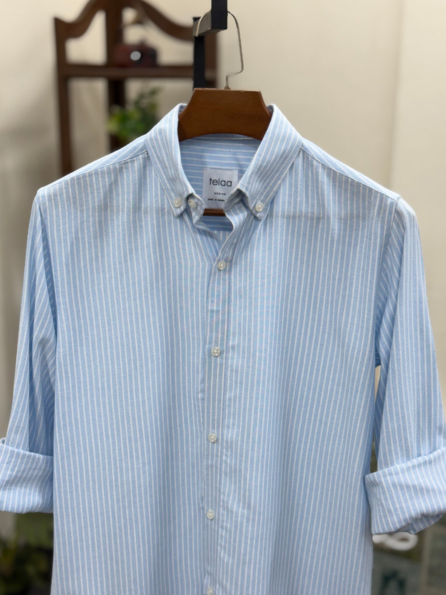 Full Sleeve Shirt | Sky Stripe
