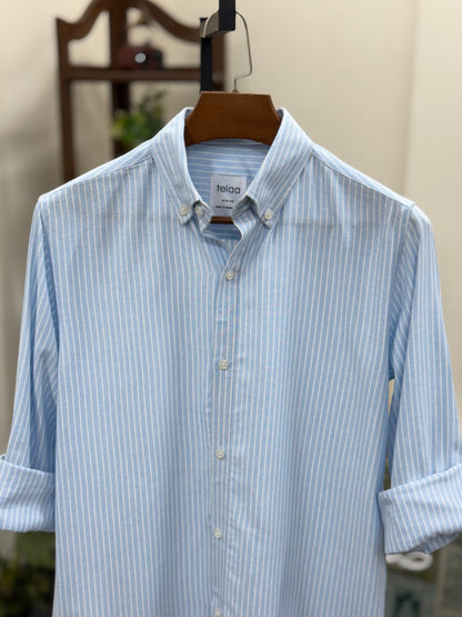 Full Sleeve Shirt | Sky Stripe