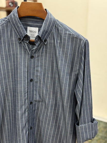 Full Sleeve Shirt | Slate Stripe
