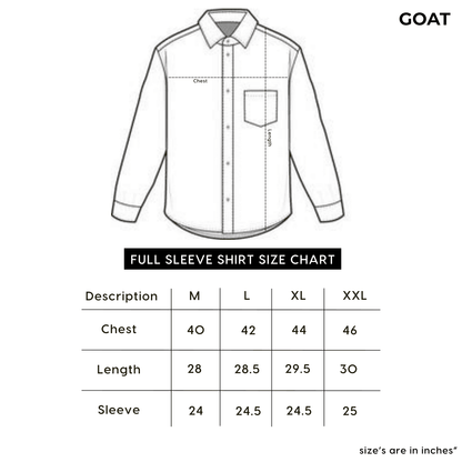 Full Sleeve Shirt | Bluven - Telaa