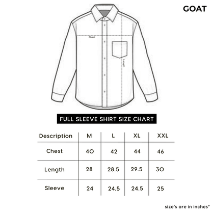 Full Sleeve Shirt | Bluebird - Telaa