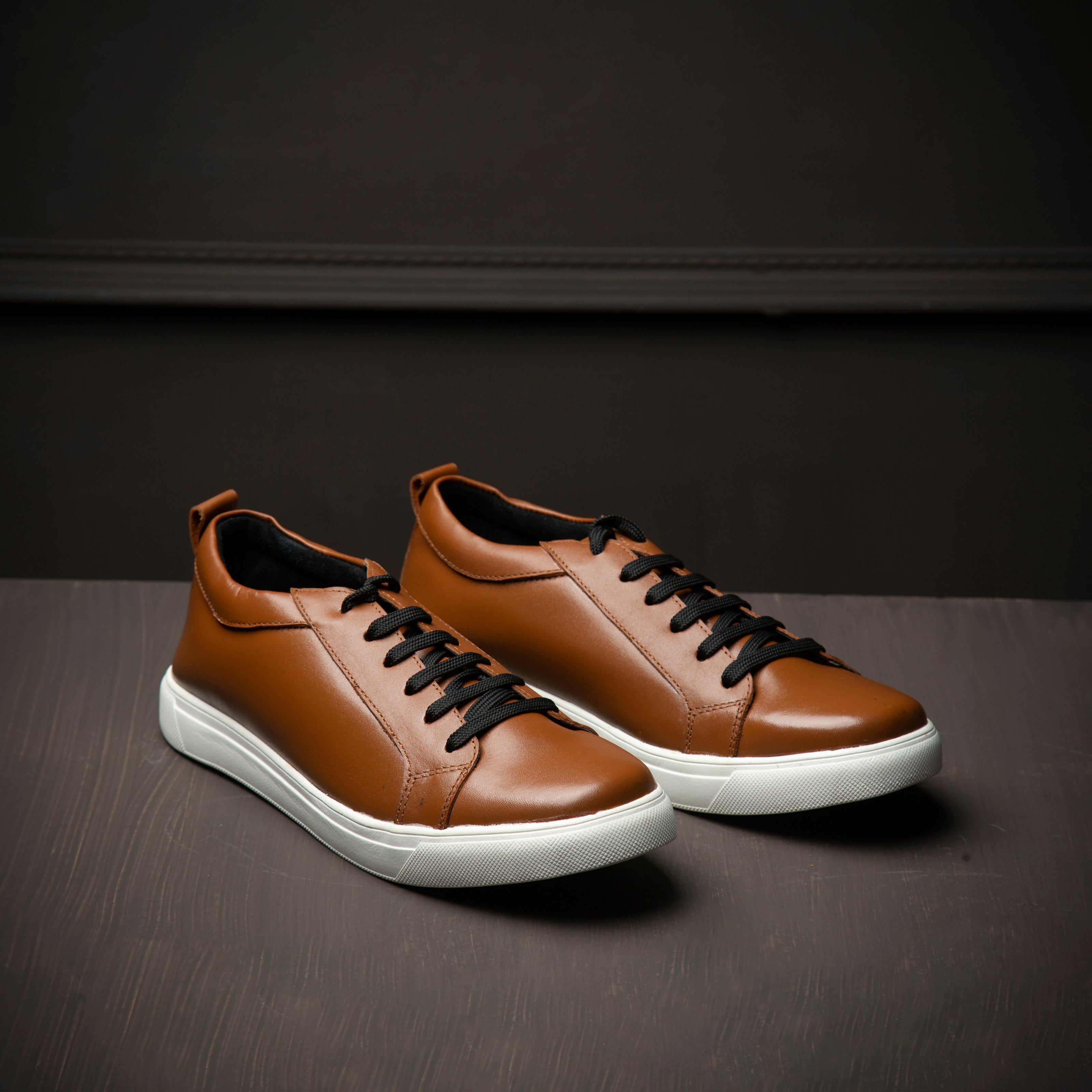 Zuqo Premium Sneaker - Brown Lace