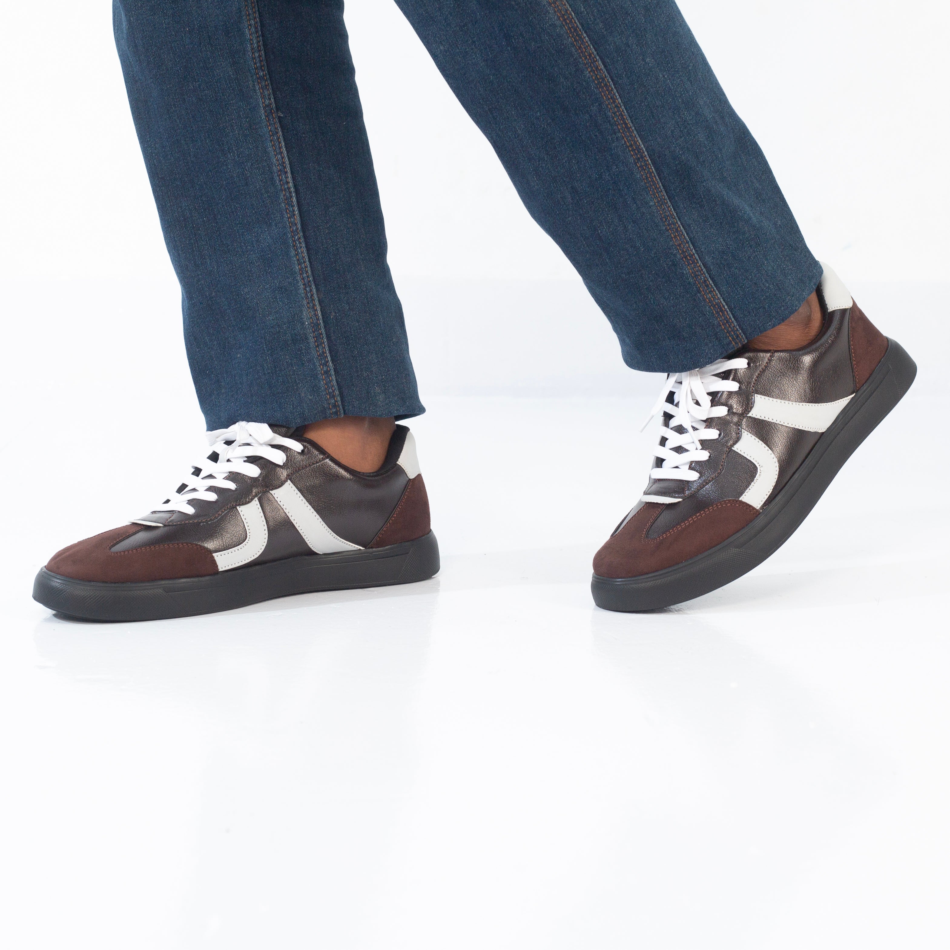 Zuqo Men's Sneaker : Prime Coffee