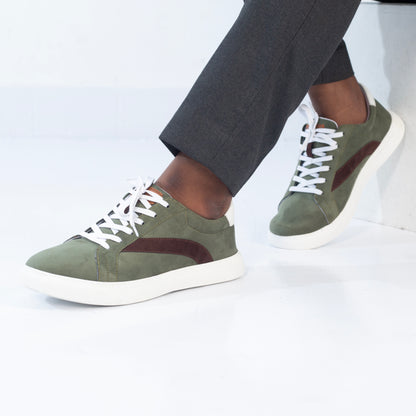 Zuqo Men's Sneaker : Metro - Olive