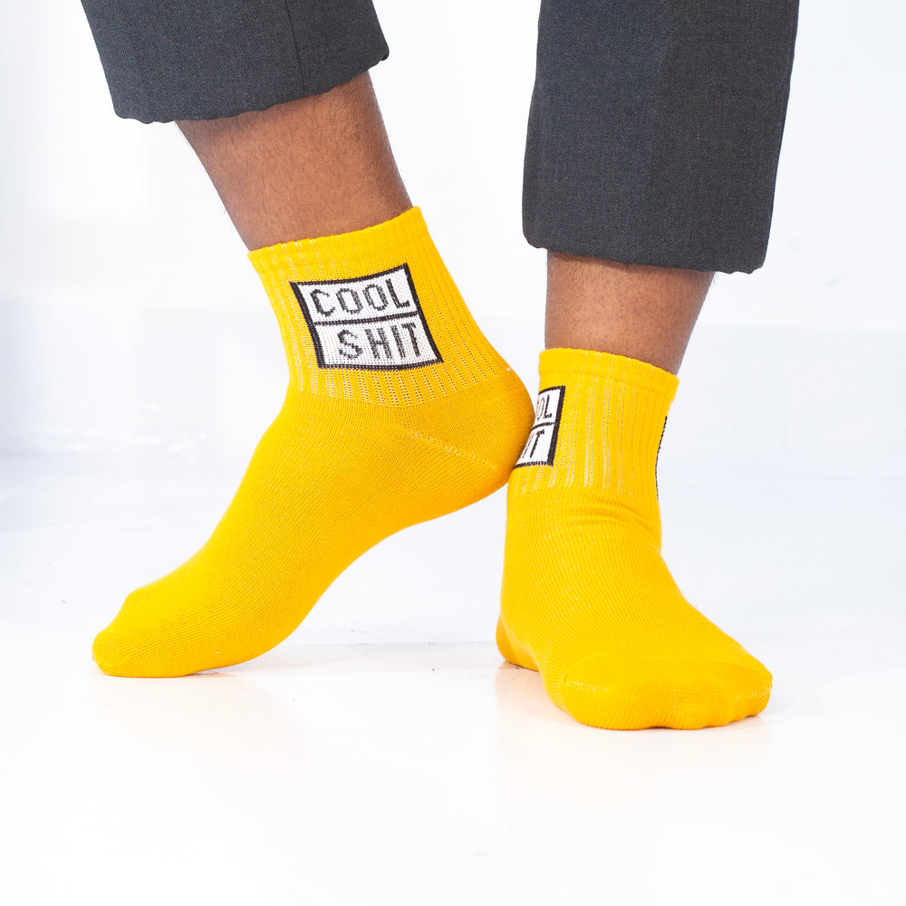 Cool Shit Socks - Yellow product image 1