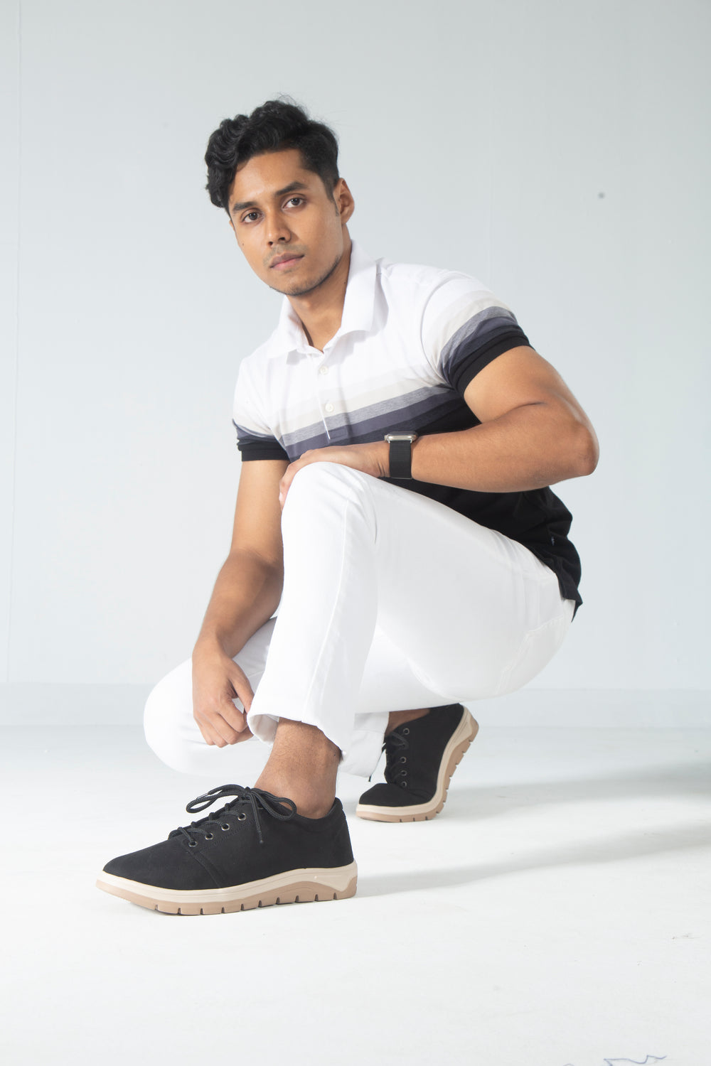 Zuqo Men's Sneaker : Saga- Black product image 1